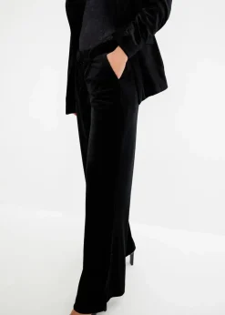 Damen bonprix Hosen|Zweiteiler & Sets|Hose aus softem Samt