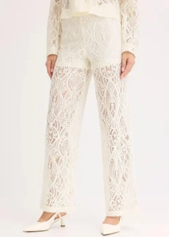 Damen bonprix Hosen|Hose aus Spitze