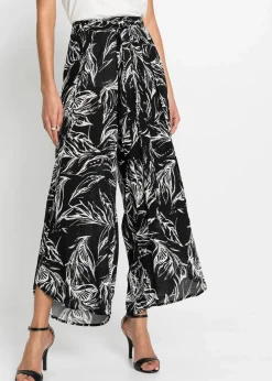 Damen bonprix Bekleidung·Kleider|Hosen|Hose aus strukturierter Viskose
