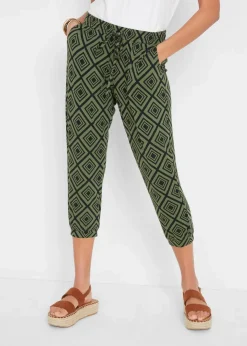 Discount 3/4-Hose aus Viskosemix Damen Hosen|Nachhaltigere Materialien