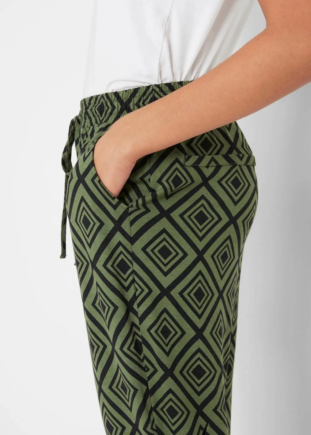 Discount 3/4-Hose aus Viskosemix Damen Hosen|Nachhaltigere Materialien