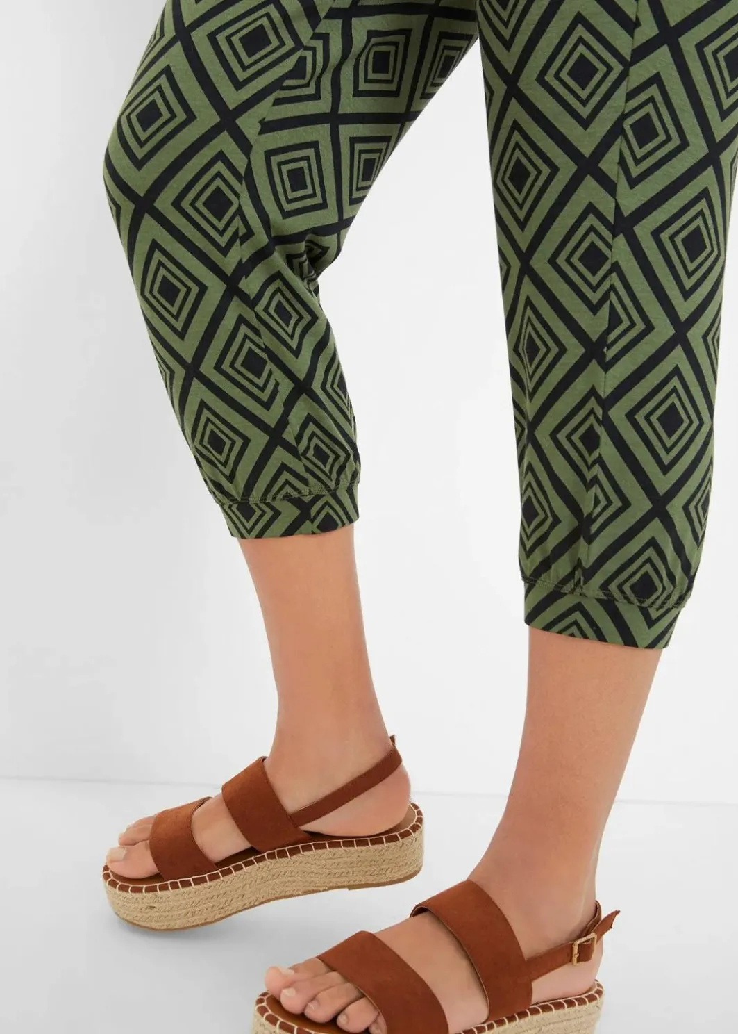 Discount 3/4-Hose aus Viskosemix Damen Hosen|Nachhaltigere Materialien