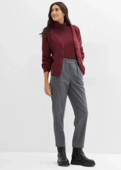 Damen bonprix Bekleidung·Kleider|Hosen|Hose in Barrel-Form aus softem Viskose-Mix