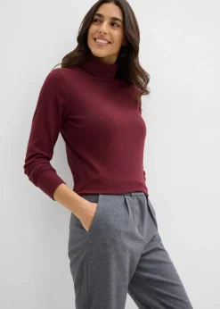 Damen bonprix Bekleidung·Kleider|Hosen|Hose in Barrel-Form aus softem Viskose-Mix