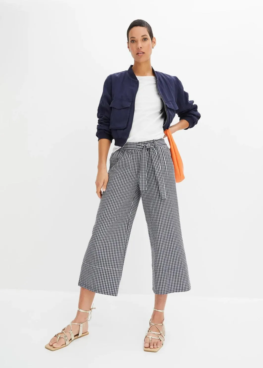 Damen bonprix Bekleidung·Kleider|Hosen|Hose in Vichy-Karo