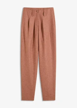 Damen bonprix Hosen|Hose in Wolloptik