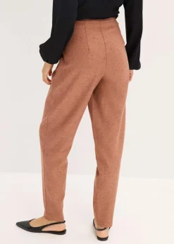 Damen bonprix Hosen|Hose in Wolloptik