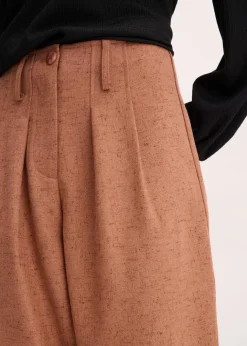 Damen bonprix Hosen|Hose in Wolloptik