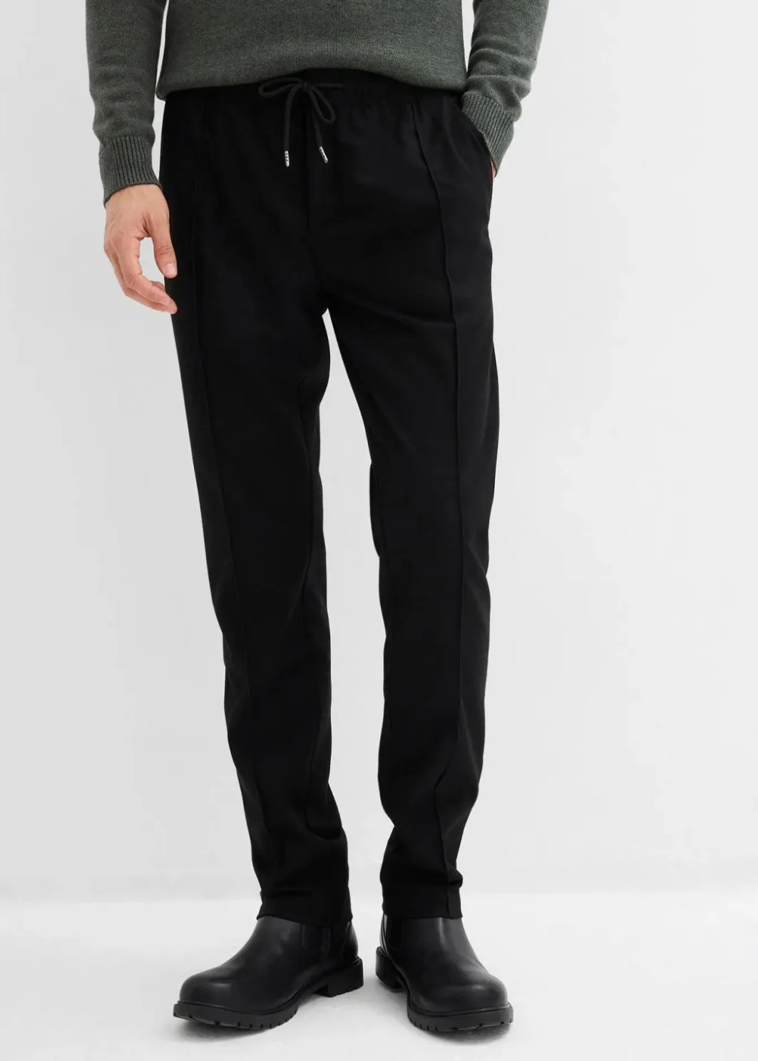Clearance Hose in Wolloptik mit Bequembund, Regular Fit Herren Große Größen|Hosen