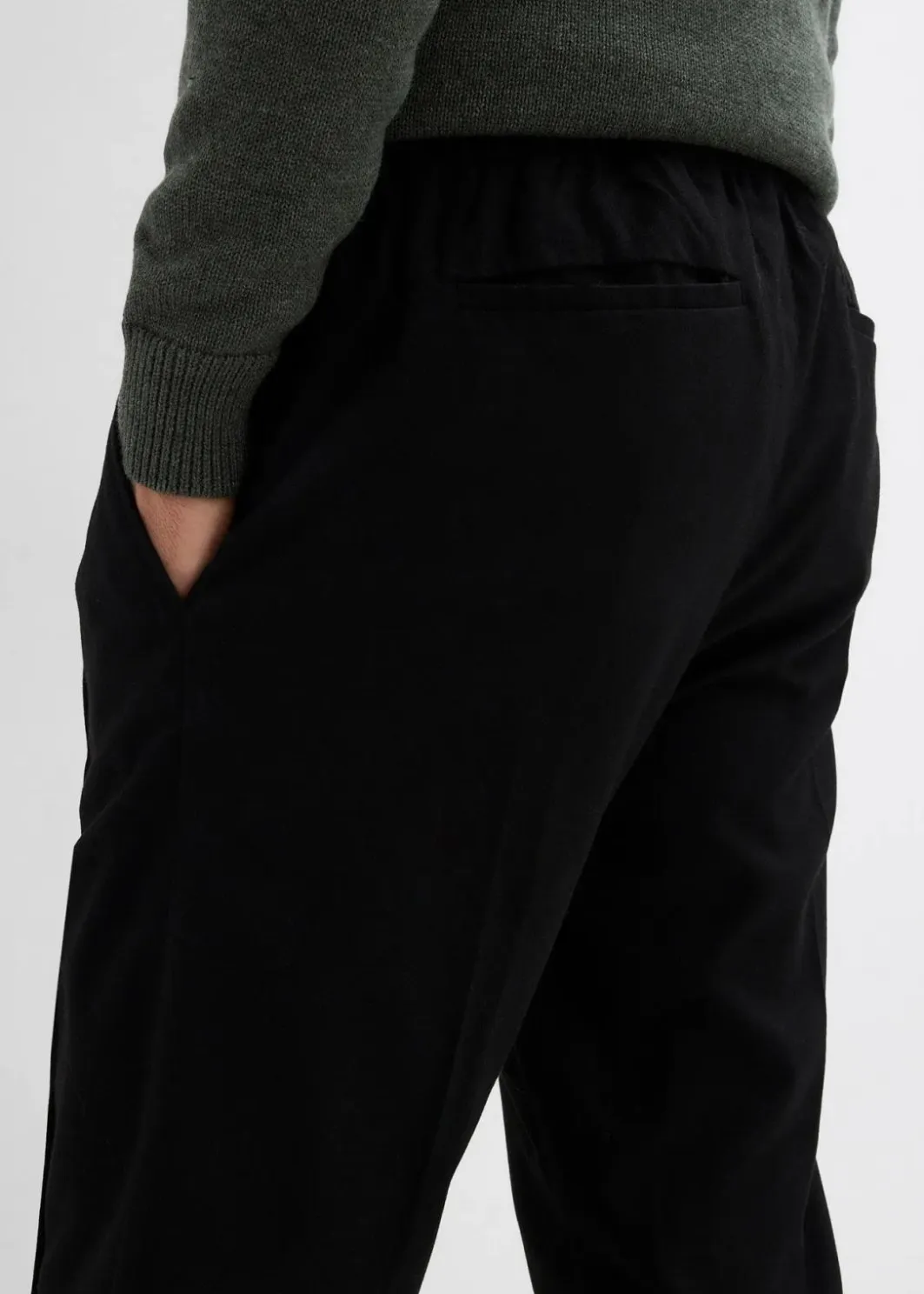 Clearance Hose in Wolloptik mit Bequembund, Regular Fit Herren Große Größen|Hosen