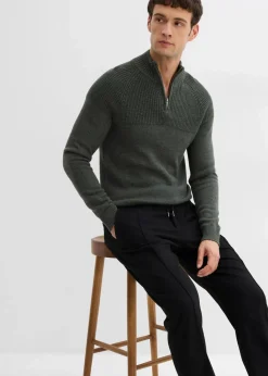 Clearance Hose in Wolloptik mit Bequembund, Regular Fit Herren Große Größen|Hosen