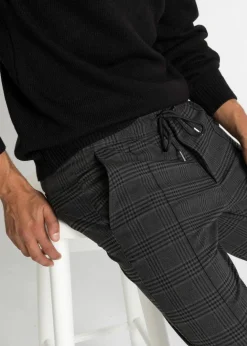 Hot Hose in Wolloptik mit Bequembund, Regular Fit Herren Hosen|Große Größen