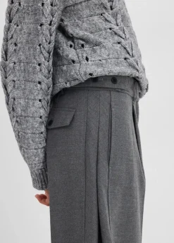 Outlet Hose mit Bequembund aus Viskose-Mix Damen Bekleidung·Kleider|Hosen