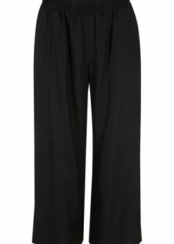 Damen bonprix Bekleidung·Kleider|Hosen|3/4-Hose mit Bequembund aus Viskose