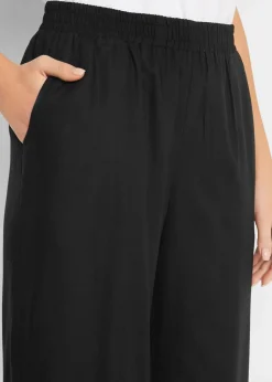 Damen bonprix Bekleidung·Kleider|Hosen|3/4-Hose mit Bequembund aus Viskose