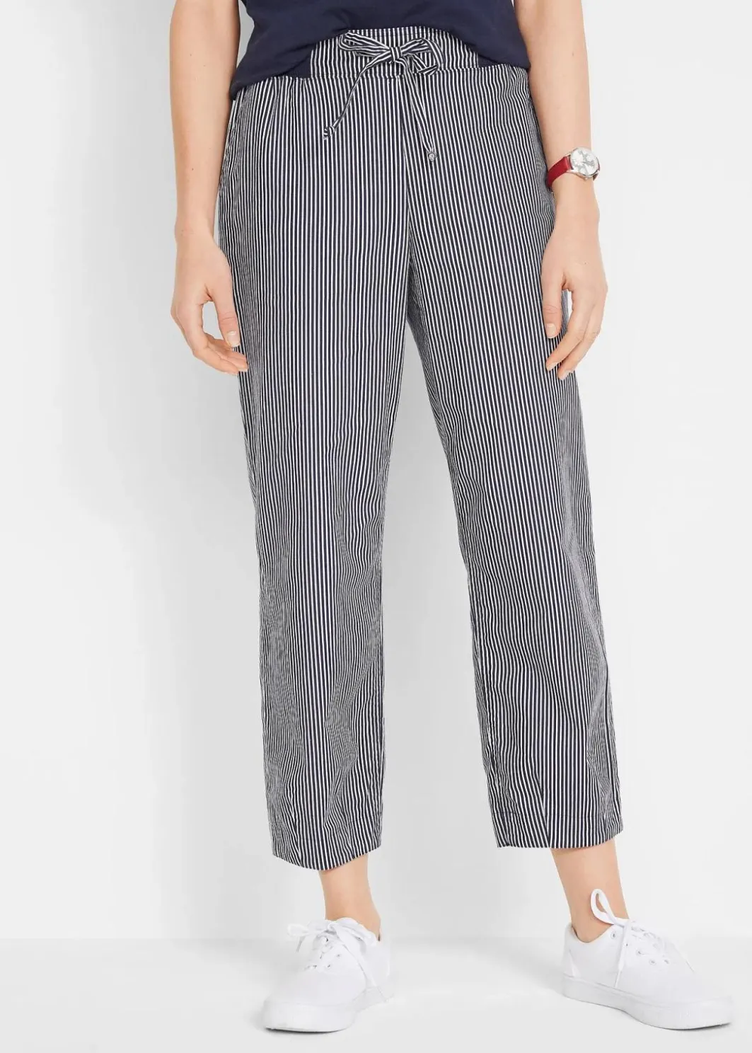 New Hose mit Leinen, 7/8 Länge Damen Bekleidung·Kleider|Hosen