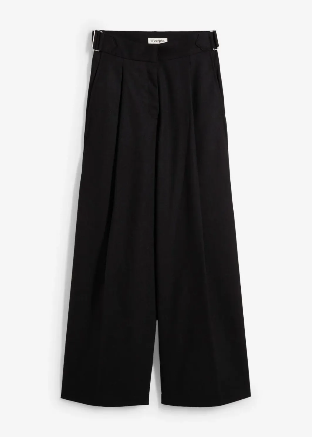 Damen bonprix Hosen|Bekleidung·Kleider|Hose mit Seitenschnallen aus Viskose-Mix
