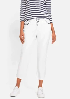 Clearance 7/8-Hose, Papertouch mit Bequembund Damen Bekleidung·Kleider|Hosen