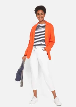 Clearance 7/8-Hose, Papertouch mit Bequembund Damen Bekleidung·Kleider|Hosen