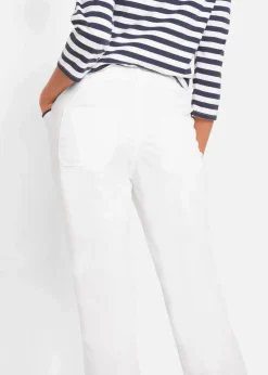 Clearance 7/8-Hose, Papertouch mit Bequembund Damen Bekleidung·Kleider|Hosen