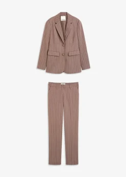 Damen bonprix Kurzgrößen|Bekleidung·Basics|Hosenanzug 2-tlg