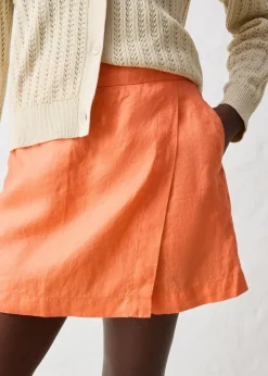 Clearance Hosenrock aus reinem Leinen Damen Bekleidung·Outdoorbekleidung|Bekleidung·Kleider