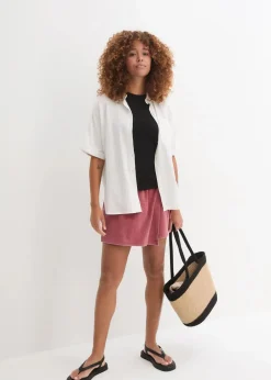 Damen bonprix Hosen|Nachhaltigere Materialien|Hosenrock aus reiner Bio-Baumwolle