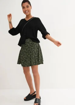 Outlet Hosenrock aus softer Viskose Damen Bekleidung·Kleider|Hosen