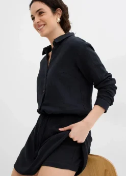 Damen bonprix Hosen|Bekleidung·Kleider|Hosenrock aus weichem Musselin