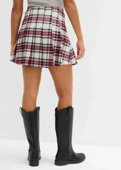 Hosenrock mit Karomuster Damen Hosen