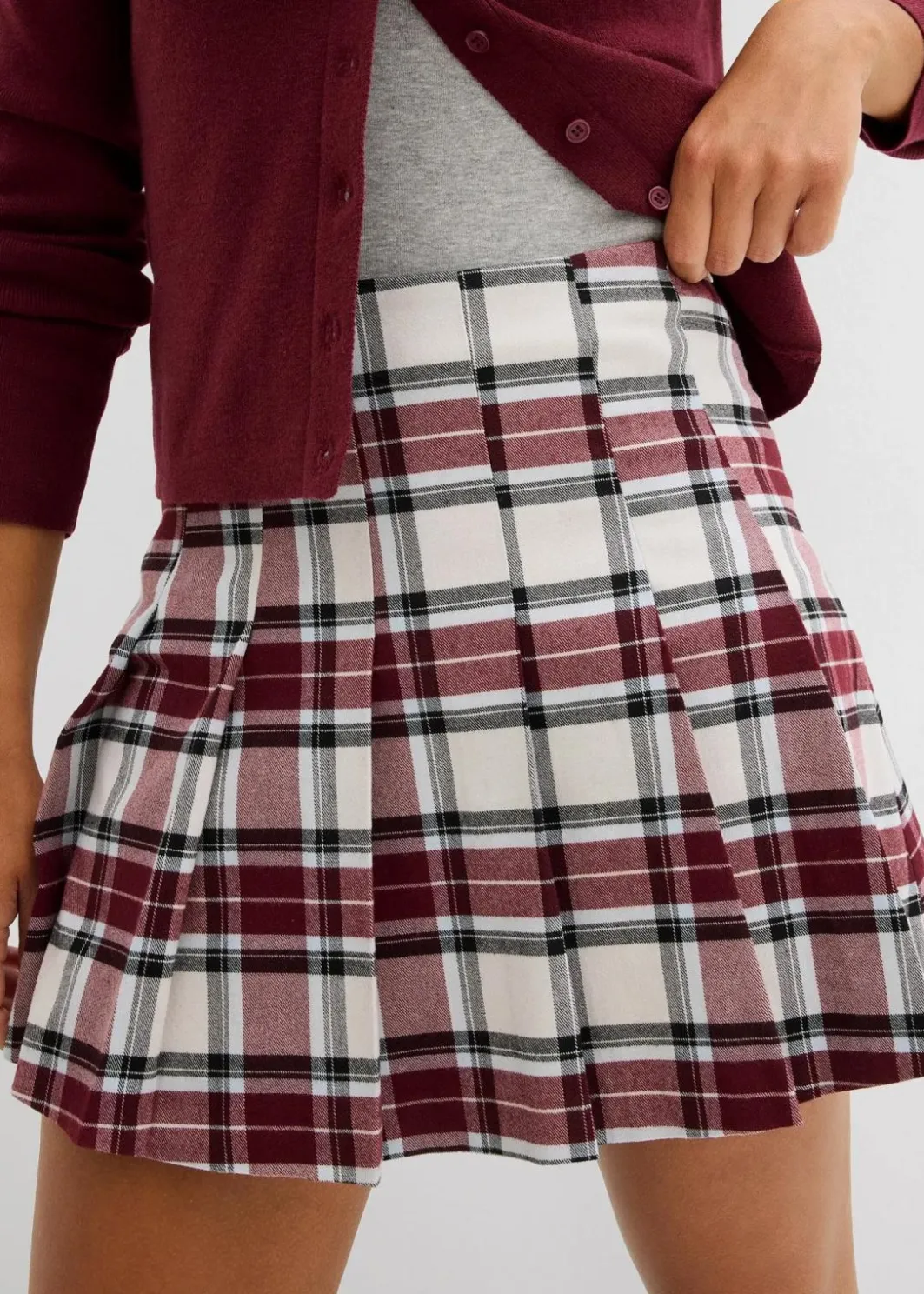 Hosenrock mit Karomuster Damen Hosen