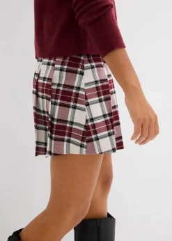 Hosenrock mit Karomuster Damen Hosen
