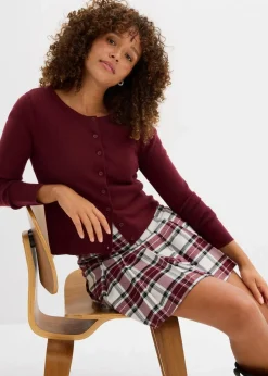 Hosenrock mit Karomuster Damen Hosen
