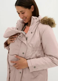 New 3-in-1 Funktions-Umstandsjacke und Tragejacke Damen Nachhaltigere Materialien|Umstandsmode