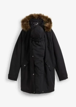 3-in-1 Funktions-Umstandsjacke und Tragejacke Damen Nachhaltigere Materialien|Umstandsmode
