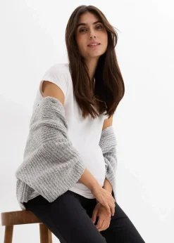 Damen bonprix Bekleidung·Blazer|Nachhaltigere Materialien|2-in-1 Jerseyhose für die Schwangerschaft und danach mit umklappbarem Bund