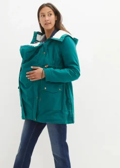 Outlet 3-in-1 kuschelig gefütterte Umstands- und Tragejacke Damen Umstandsmode|Bekleidung·Blazer