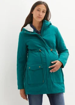 Outlet 3-in-1 kuschelig gefütterte Umstands- und Tragejacke Damen Umstandsmode|Bekleidung·Blazer