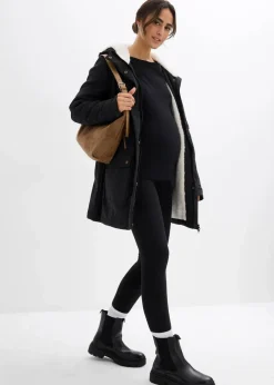 Damen bonprix Umstandsmode|Bekleidung·Blazer|3-in-1 kuschelig gefütterte Umstands- und Tragejacke