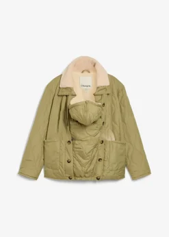 Damen bonprix Bekleidung·Blazer|Umstandsmode|3-in-1 Leichte Umstandsjacke mit Teddyfutter und Trageeinsatz