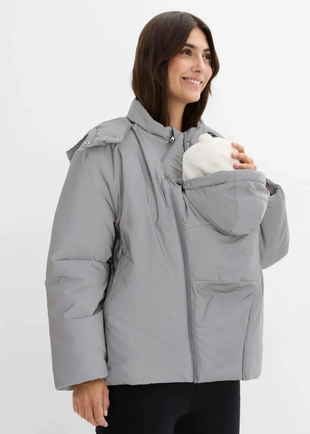 Hot 3-in-1 Reflektierende Umstandsjacke mit Trage- und Schwangerschaftseinsatz Damen Bekleidung·Blazer|Umstandsmode