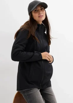 New 4-in-1 Softshelljacke mit Babyeinsatz zum vorne und hinten tragen Damen Bekleidung·Blazer|Umstandsmode
