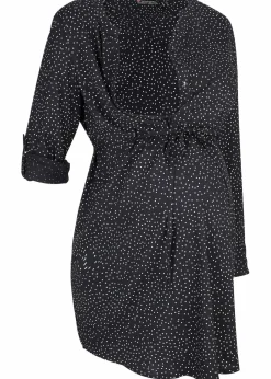 Sale 2-in-1 Umstands- und Stillblusenkleid aus fließender Viskose Damen Umstandsmode|Bekleidung·Blazer