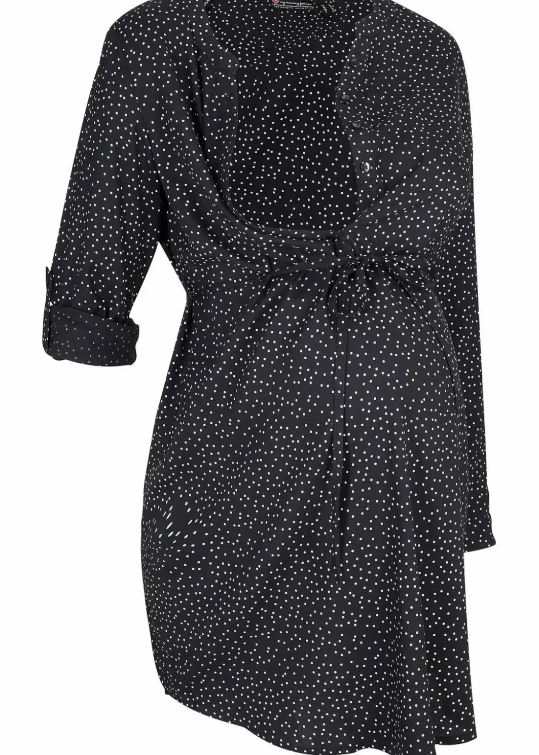 Sale 2-in-1 Umstands- und Stillblusenkleid aus fließender Viskose Damen Umstandsmode|Bekleidung·Blazer