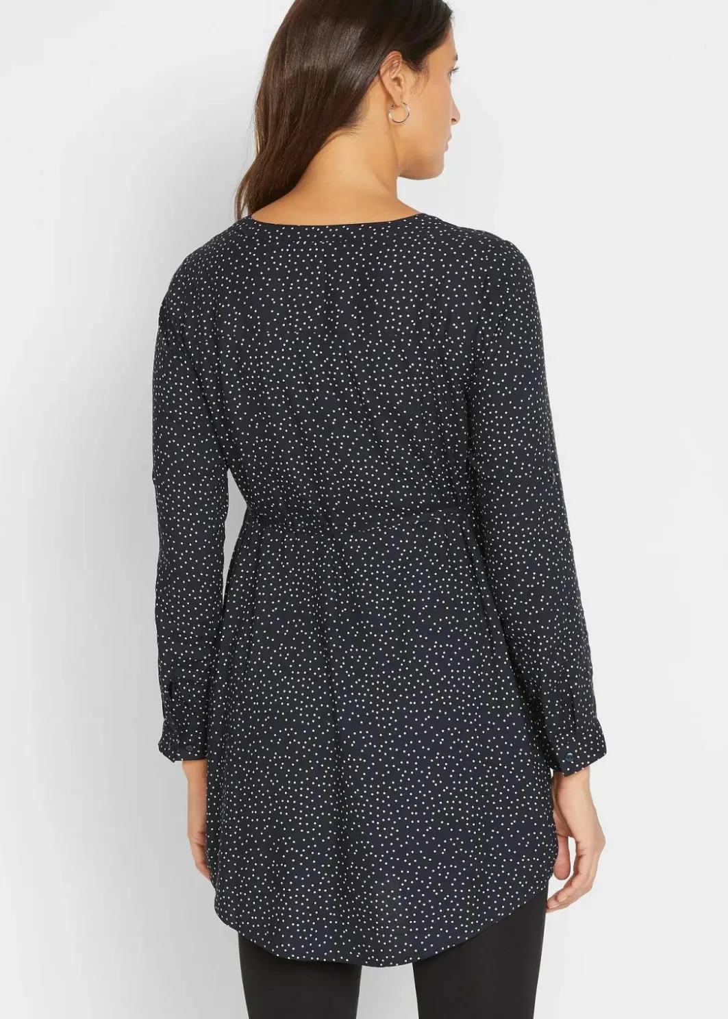 Sale 2-in-1 Umstands- und Stillblusenkleid aus fließender Viskose Damen Umstandsmode|Bekleidung·Blazer