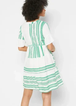 Best 2-in-1 Umstands- und Stillblusenkleid aus fließender Viskose Damen Bekleidung·Blazer|Umstandsmode