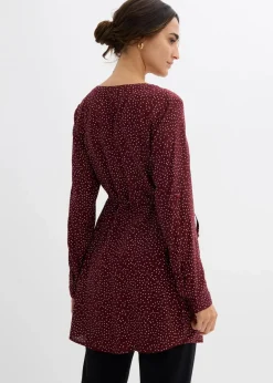 Best 2-in-1 Umstands- und Stillblusenkleid aus fließender Viskose Damen Bekleidung·Blazer|Umstandsmode