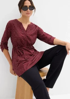 Best 2-in-1 Umstands- und Stillblusenkleid aus fließender Viskose Damen Bekleidung·Blazer|Umstandsmode