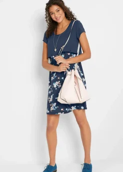 New 2-in-1 Umstands- und Stillkleid aus aus Viskose-Jersey Damen Bekleidung·Blazer|Umstandsmode