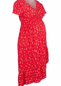 Best 2-in-1 Umstands- und Stillkleid aus Viskose- Crepe Damen Bekleidung·Blazer|Umstandsmode